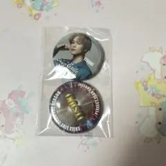 藤原樹 缶バッジ2個セット 実写 ネーム EXILE THE REASON - メルカリ