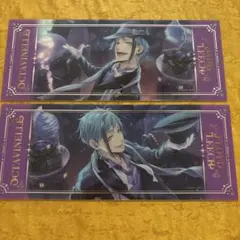 ツイステ　箔押しビッグクリアカード　フロイド　ジェイド　オクタヴィネル　寮服