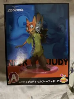 Happyくじ　A賞　ズートピア ニック & ジュディ セルフィーフィギュア