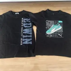 EDWIN & PUMA 黒Tシャツセット150