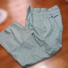 未使用　夏用　DESK ワークパンツ ライトグリーン 91cm