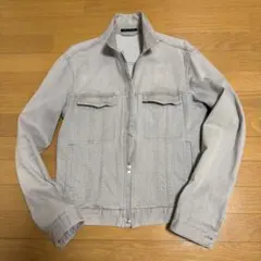 theory ライトグレー ジップアップジャケット(ストレッチ)