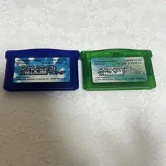 ポケットモンスター エメラルド、サファイア ゲームボーイアドバンス【ジャンク品】