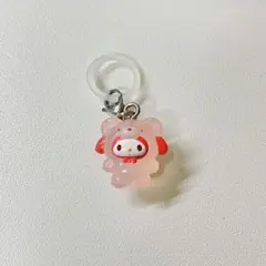 サンリオ　マイメロ　ラテクマ　めじるしアクセサリー ガチャガチャ