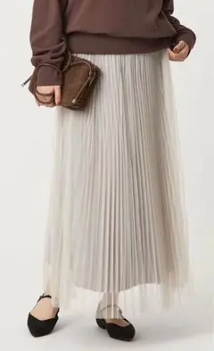 グリーンレーベルリラッシング　２WAY チュールプリーツスカート