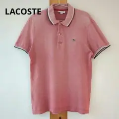 LACOSTE スリムフィットポロシャツ FR4 ピンク