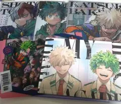ヒロアカ　クリアファイル　最強ジャンプ3枚セット◎ジャンプGIGA付録コースター