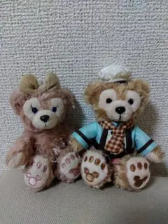 ダッフィー シェリーメイ ぬいぐるみキーホルダーセット