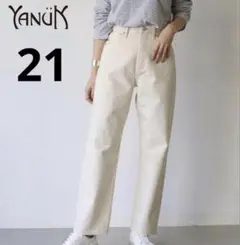 YANUK/ヤヌーク　COLLEEN WIDE TAPERED エクリュ21のサムネイル