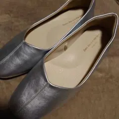 シルバーパンプス 25cm