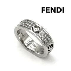 FENDI エフ イズ フェンディ リング シルバー クリスタル Mサイズのサムネイル