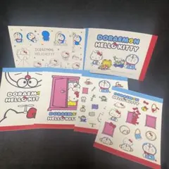 ドラえもん　ハローキティ ステッカーセット