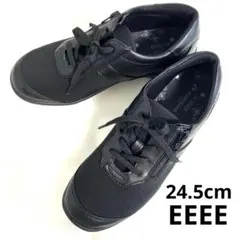 ✨極美品✨MOONSTAR スニーカー 24.5cm 黒のサムネイル