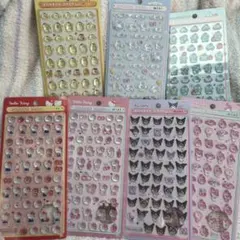 サンリオ ボンボンドロップシール ミニ 7枚 セット まとめ売り