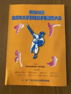 第50回全国大学野球選手権記念大会 プログラムのサムネイル