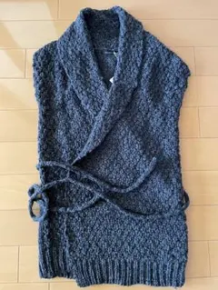 値下げしました！mizuiro-ind グレー ニットベスト