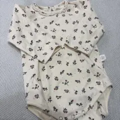 花柄ロンパース 80サイズ 長袖