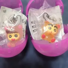 クレヨンしんちゃん　めじるしアクセサリー　みんなでくまパジャマ　しんのすけ　ネネ