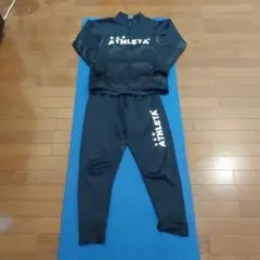 ATHLETA ブラックジャージ 上下セット