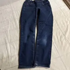 UNIQLO 130サイズ ダークブルー 長ズボン