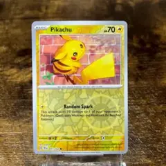 ポケモンカード【英語版】ピカチュウ 025/165 リバースホロ‼️ - メルカリ