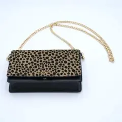 【美品】 MICHAEL KORS マイケルコース レオパード ショルダー