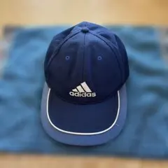 【キッズ】adidas キャップ ネイビー ブルー