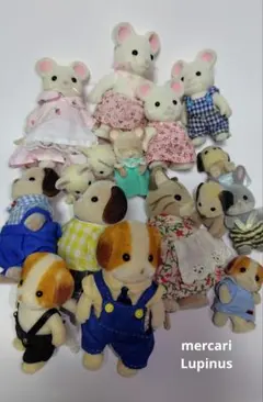 エポック　シルバニアファミリー 人形セット 16体　まとめ売り