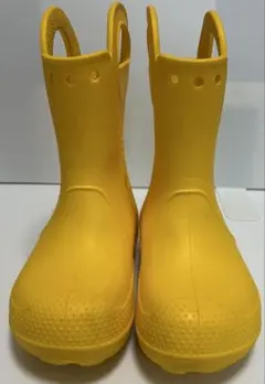 Crocs クロックス キッズ レインブーツ 長靴 19cm イエローのサムネイル