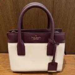 kate spade ショルダーバッグ バイカラー　コンビカラー　パープル
