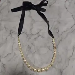 パール　ネックレス　チョーカー