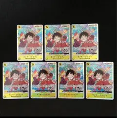 モンキー・D・ルフィ エラー品　SR OP07-109 7枚セット