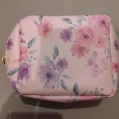 花柄 ポーチ ピンク