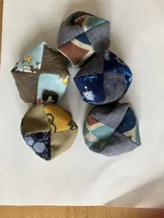 お手玉　5個セット　No.4 小豆入り