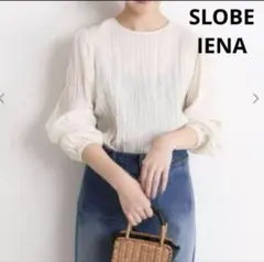 SLOBE IENAスローブイエナ ワッシャー ブラウス プリーツ