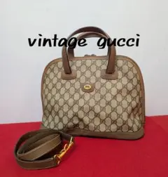 美品 極希少！gucci 2wayハンドバッグ ショルダーバッグ オールドグッチ
