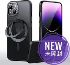 iPhone 15 用 ケース マットブラック 新品