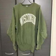 90s チャンピオン リバースウィーブ ウィスコンシン XLサイズ グリーン