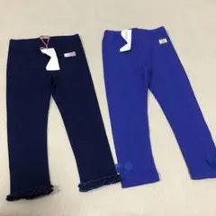 100cm 女の子レギンス　二枚セット　新品