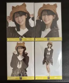 乃木坂46 奥田いろは　オールブラウンコーデ 39thSG　生写真　4種コンプ