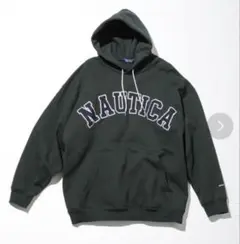 NAUTICA ダークグリーン　パーカー