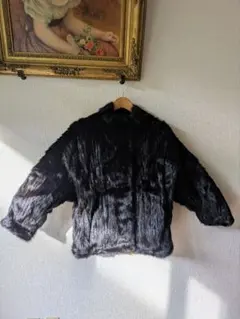 Sally Rose ブラックミンク　ファーコート