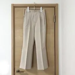 tip top フレアパンツ Sサイズ ゴムウエスト ベージュ 春夏