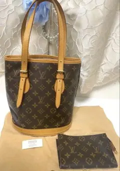 ルイ・ヴィトン LOUIS VUITTON ハンドバッグ バケットPM ポーチ付のサムネイル