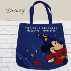 新品 ディズニー ソーサラーミッキー トートバッグ チャーム付き