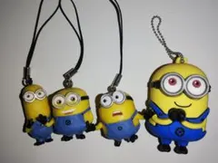ミニオン ストラップ 4個セット