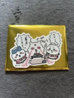 ちいかわレストランスマホクリアステッカーハチワレキメラ　あの子配膳ロボット暴走