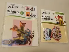 ズートピア ダイカットステッカー・フレークステッカー セットA