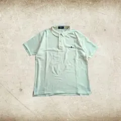 半袖シャツ ポロシャツ L 刺繍ロゴ ゴルフ カジュアル 紳士