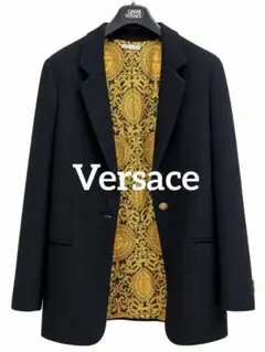 Gianni Versace テーラードジャケット ネイビーのサムネイル